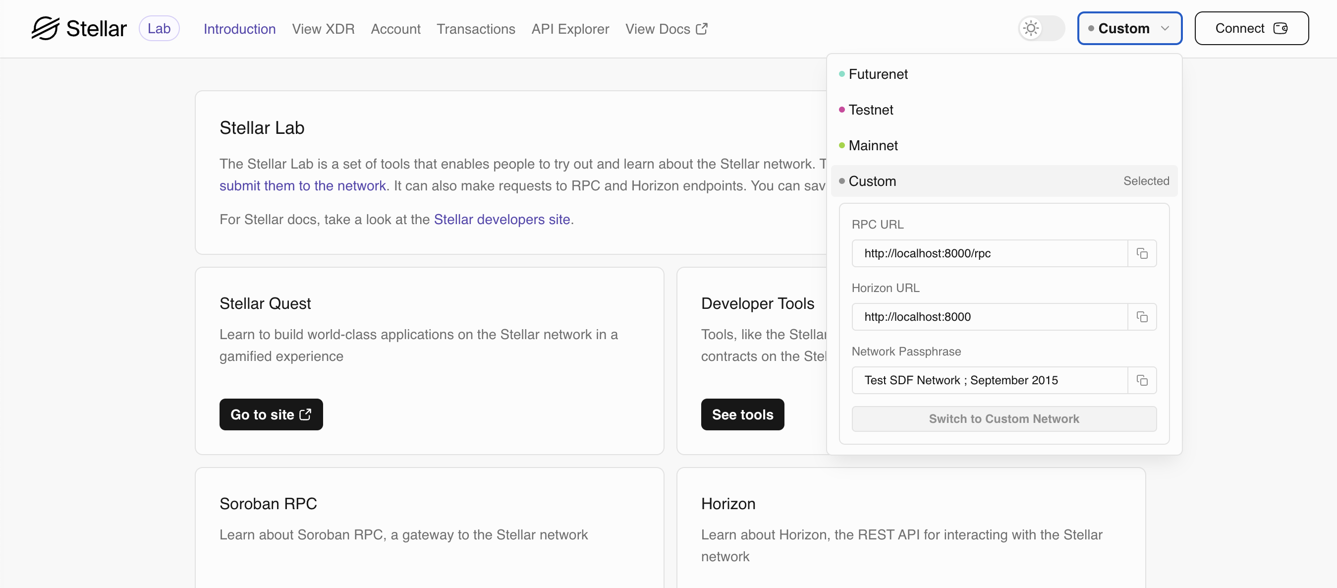 Lab: Network selector